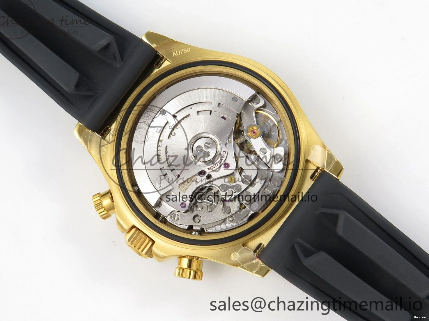 MiroTime 0218 Daytona 116518 QF 1:1 Best Edition Black Dial on Oysterflex Strap SH4130 V11（Gain Weight） GoodFit 170